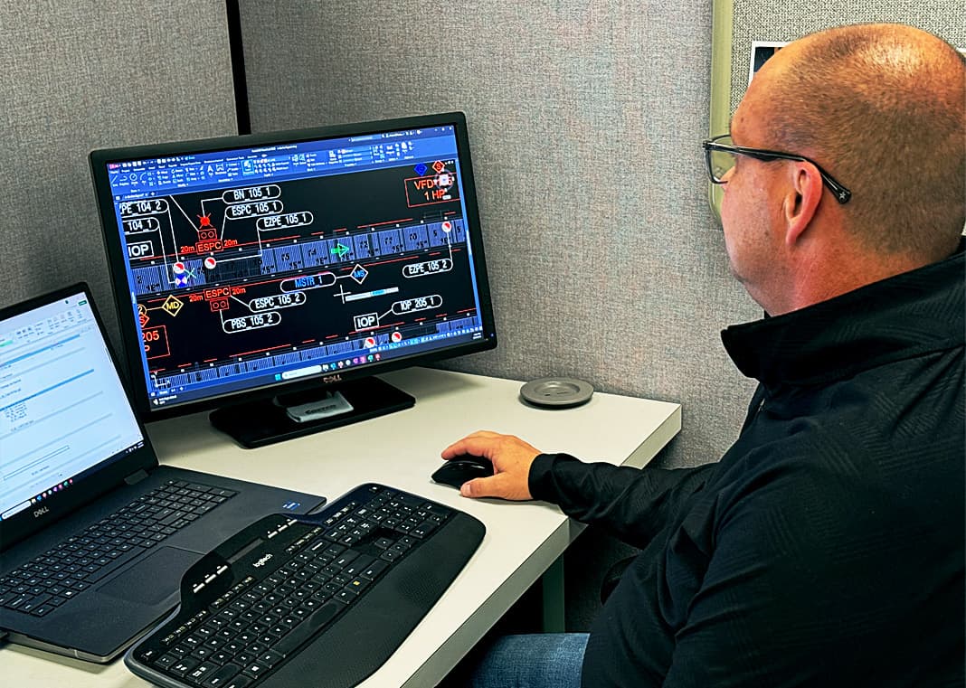Modern warehouse control system interface and automation equipment